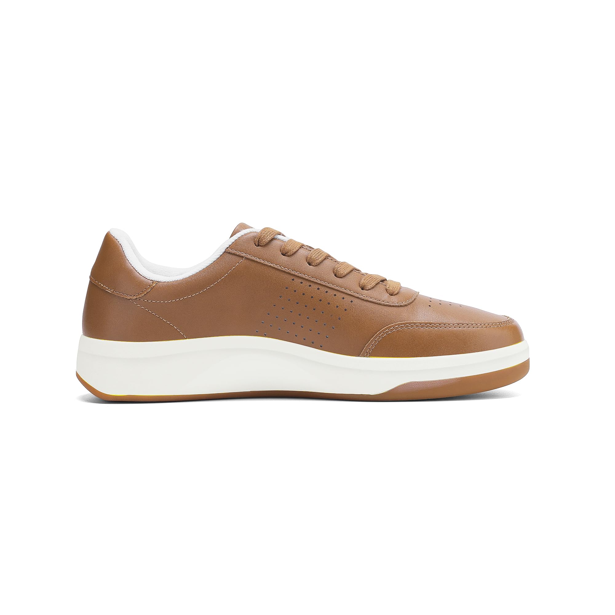 Men's Casual Arch Support Fashion Sneaker Comfortable Dress Shoes Brown